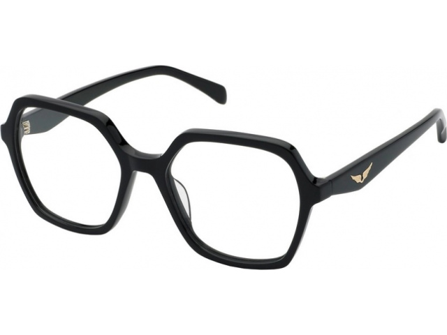 ZADIG VOLTAIRE VZV392 700,  SHINY BLACK, CLEAR