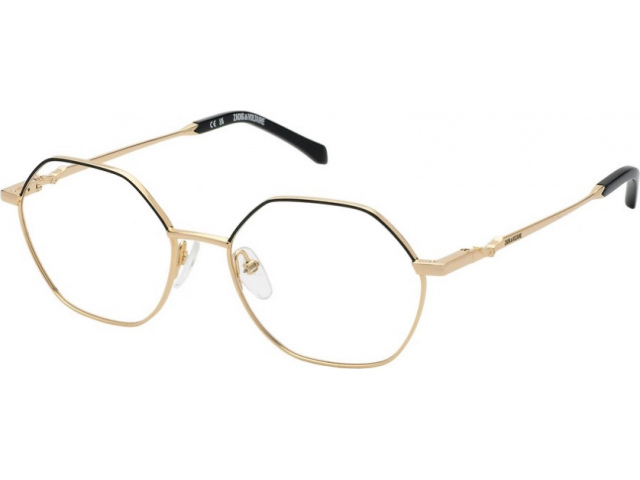 ZADIG VOLTAIRE VZV394 301,  SH.ROSE GOLD W/BLACK PARTS, CLEAR