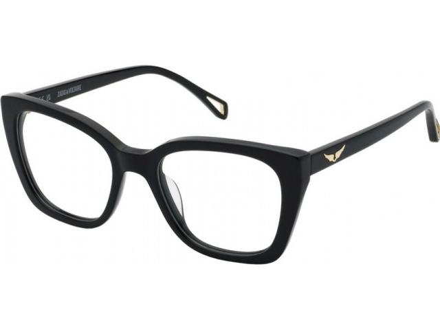 ZADIG VOLTAIRE VZV395 700,  SHINY BLACK, CLEAR