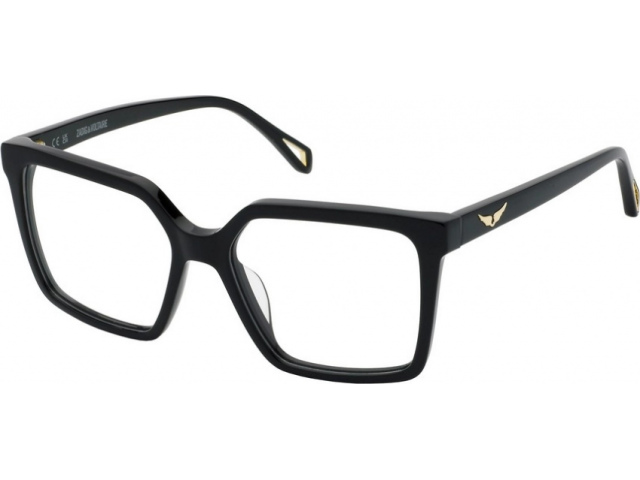 ZADIG VOLTAIRE VZV396 700,  SHINY BLACK, CLEAR