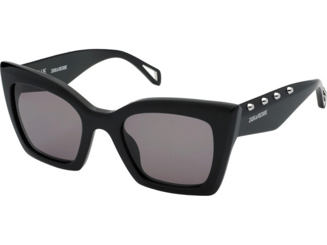 ZADIG VOLTAIRE SZV409 700,  SHINY BLACK, VIOLET
