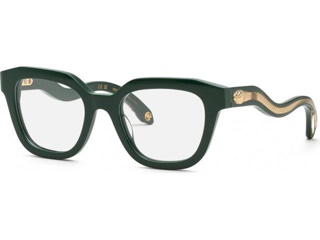 ROBERTO CAVALLI VRC071 D80,  SHINY FULL GREEN, CLEAR