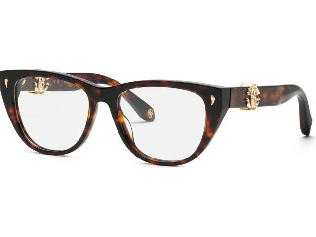 ROBERTO CAVALLI VRC045 1AY,  SHINY DARK HAVANA, CLEAR