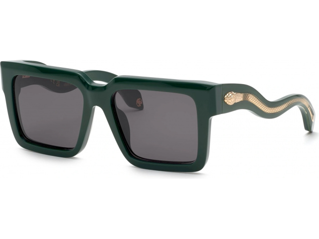 ROBERTO CAVALLI SRC055 D80,  SHINY FULL GREEN, SMOKE