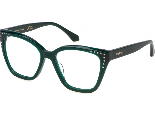 TWINSET VTW042S 6WT,  SHINY DARK GREEN, CLEAR