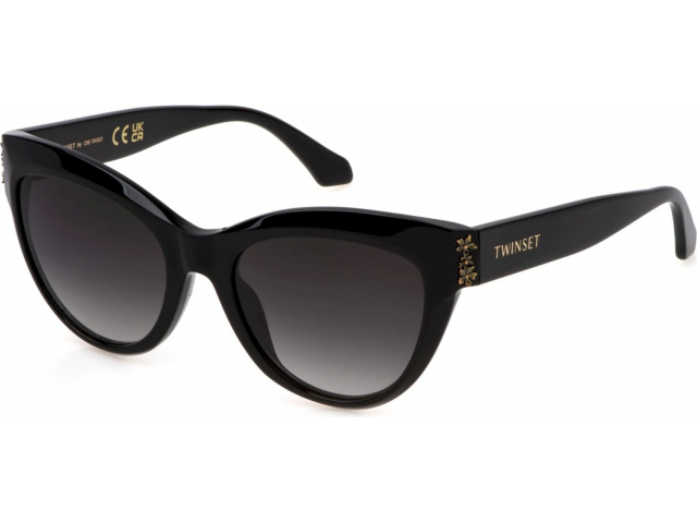 TWINSET STW057W 700Y,  SHINY BLACK, SMOKE GRADIENT SMOKE