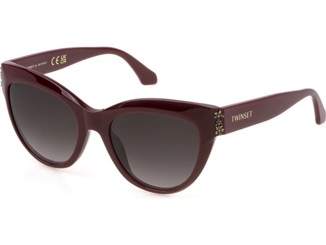 TWINSET STW057W 9FH,  SHINY FULL BORDEAUX, BROWN GRADIENT PINK