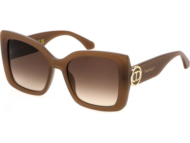 TWINSET STW064 3G9,  SHINY OPAL PINK POWDER, BROWN GRADIENT BROWN