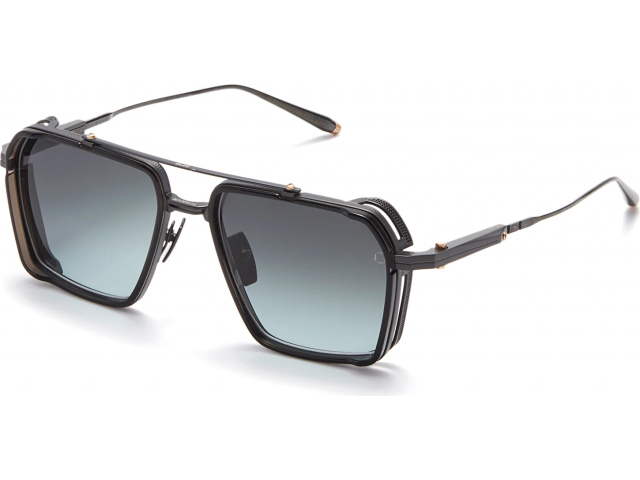 AKONI TIROS BLK - BLK,  BLACK IRON - BLACK CRYSTAL, DARK GREY TO LIGHT GREY
