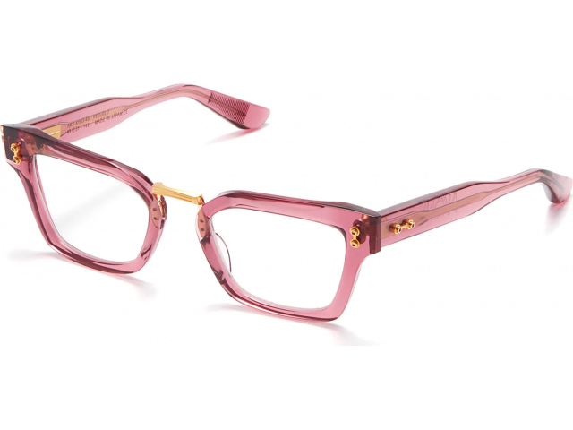 AKONI LUNA RED - GLD,  CRYSTAL CHERRY - BRUSHED GOLD, CLEAR