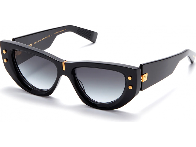 BALMAIN B-MUSE BLK - GLD,  BLACK - YELLOW GOLD, DARK GREY TO CLEAR