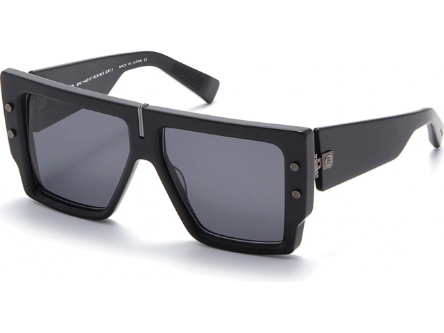 BALMAIN B-GRAND BLK - BLK,  MATTE BLACK - BLACK RHODIUM, DARK GREY