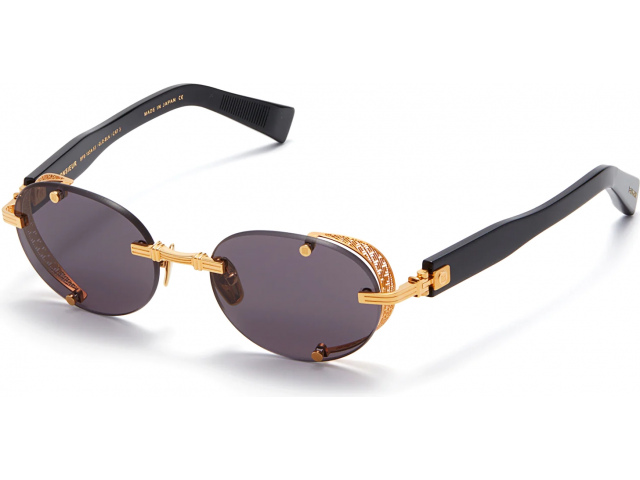 BALMAIN MONSIEUR GLD - BLK,  YELLOW GOLD - BLACK, DARK GREY