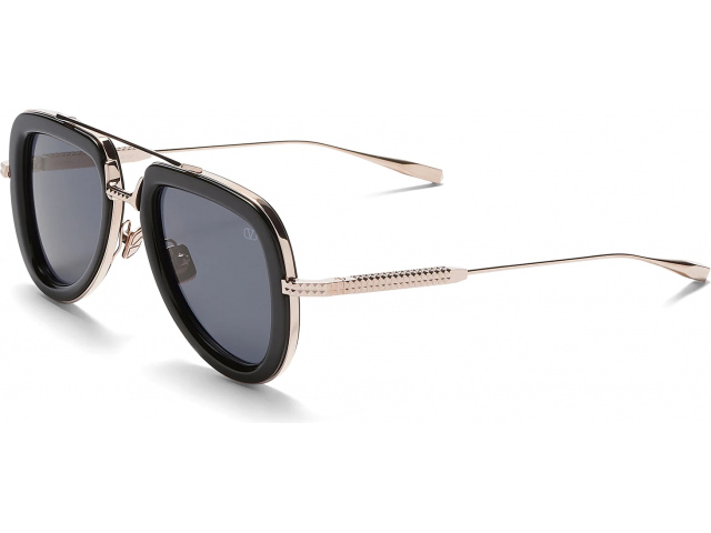 VALENTINO V-LSTORY BLK - GLD,  BLACK - WHITE GOLD, DARK GREY