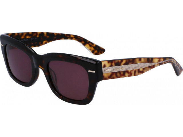 CALVIN KLEIN CK23509S 220,  BROWN HAVANA, DARK BURGUNDY