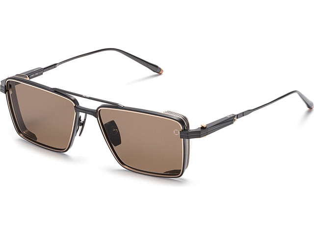 AKONI SPRINT-A BLK - GLD,  BRUSHED BLACK - MATTE WHITE GOLD, DARK BROWN