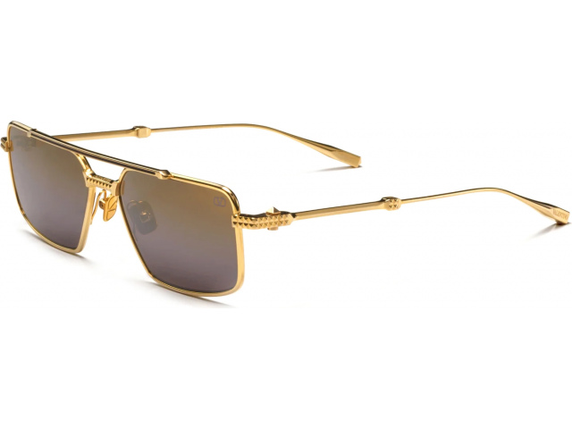 VALENTINO V- SEI GLD - BRN,  V-LIGHT GOLD - BROWN ENAMEL, DARK BROWN - GOLD GRADIENT FLASH MIRROR