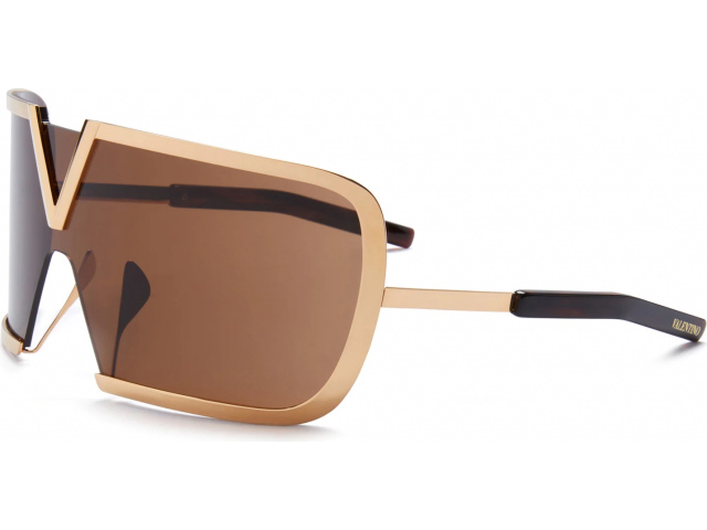 VALENTINO V - ROMASK GLD - BRN,  V-LIGHT GOLD - CRYSTAL BROWN, DARK BROWN
