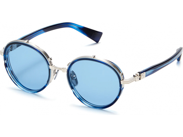 BALMAIN CROISSY SLV - BLU,  SILVER - BLUE SWIRL, BLUE