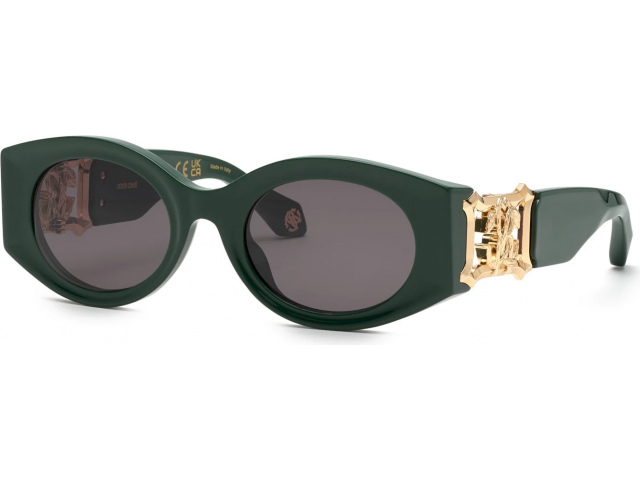 ROBERTO CAVALLI SRC064 D80,  SHINY FULL GREEN, SMOKE