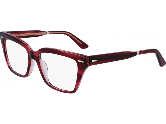 CALVIN KLEIN CK22539 609,  BURGUNDY HAVANA, CLEAR
