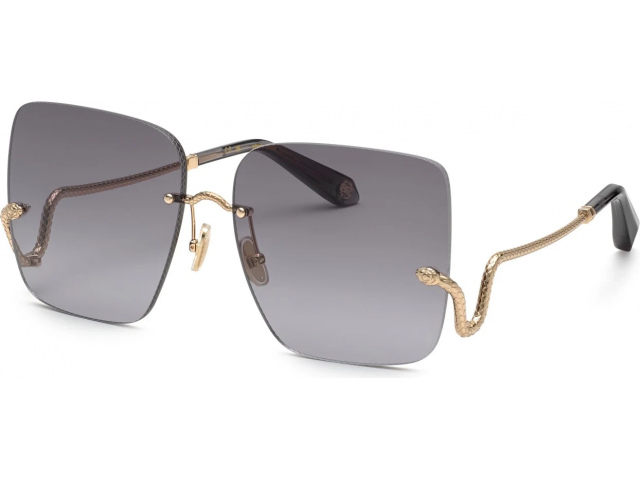 ROBERTO CAVALLI SRC061 300,  SHINY TOTAL ROSE GOLD, SMOKE GRADIENT SMOKE