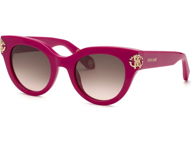ROBERTO CAVALLI SRC065M 9M3,  SHINY FULL FUXIA, BROWN GRADIENT PINK