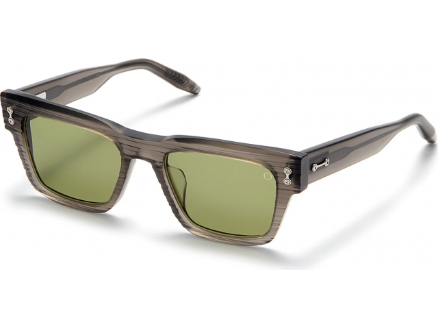 AKONI COLUMBA GRY,  MATTE CRYSTAL GREY - SCRAPED, DARK OLIVE