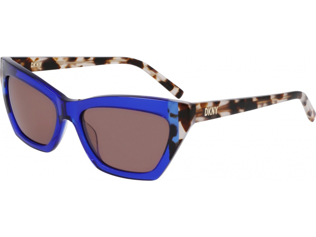 DKNY DK547S 425,  COBALT/BONE TORTOISE, BROWN