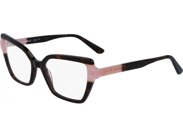 KARL LAGERFELD KL6131 243,  DARK TORTOISE/ROSE, CLEAR