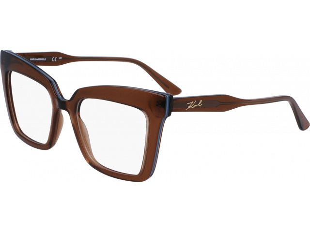 KARL LAGERFELD KL6136 200,  BROWN, CLEAR