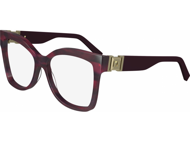 KARL LAGERFELD KL6149 512,  STRIPED WINE/PURPLE, CLEAR