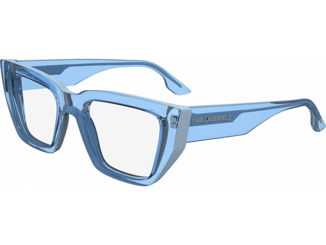 KARL LAGERFELD KL6153 450,  AZURE, CLEAR
