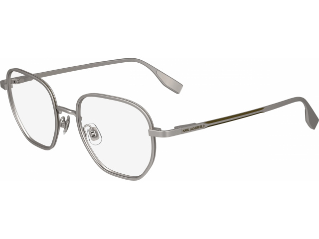 KARL LAGERFELD KL351 043,  MATTE LIGHT RUTHENIUM, CLEAR