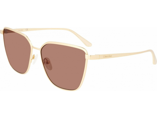 CALVIN KLEIN CK22104S 716,  GOLD / BROWN, BROWN