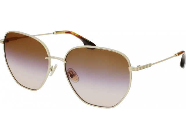 VICTORIA BECKHAM VB219S 729,  BROWN PURPLE PEACH