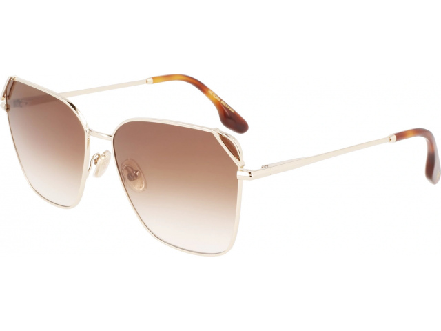 VICTORIA BECKHAM VB228S 733,  GOLD-CHOCCOLATE, BROWN