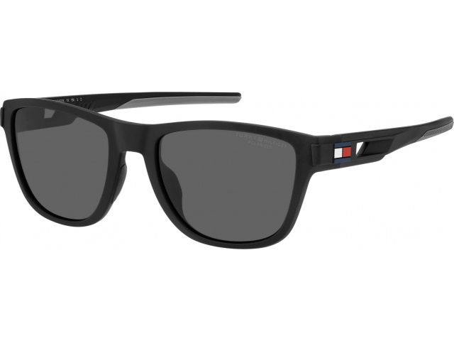 TOMMY HILFIGER TH 1951/S 003,  MATTE BLACK, GREY POLARIZED