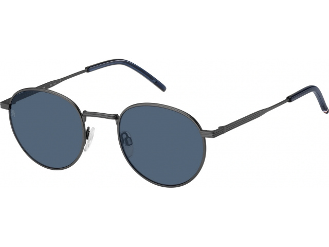 TOMMY HILFIGER TH 1973/S R80,  MATTE DARK RUTHENIUM, BLUE