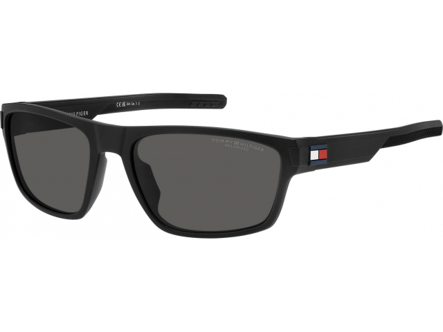 TOMMY HILFIGER TH 1978/S 003,  MATTE BLACK, GREY POLARIZED