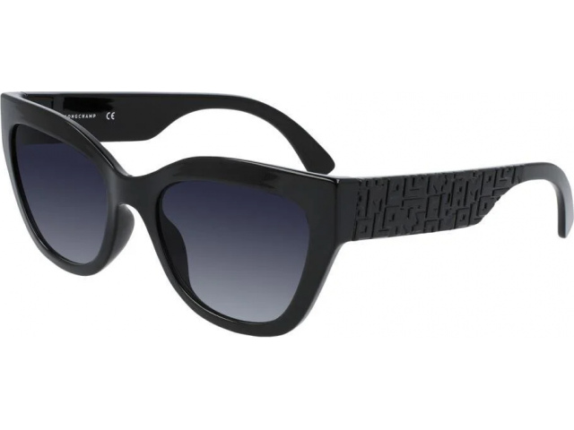 LONGCHAMP LO691S 001,  BLACK, GREY
