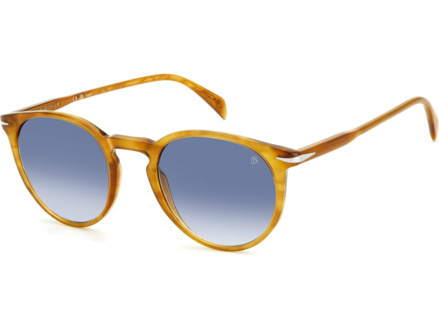 David Beckham DB 1139/S DUA Striped Yellow