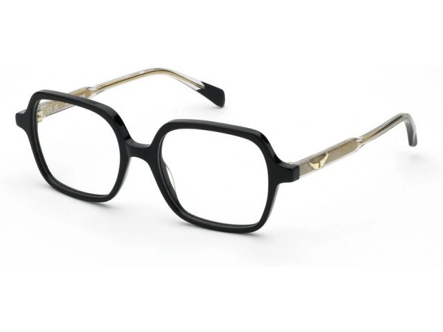 ZADIG VOLTAIRE VZJ052 700,  SHINY BLACK, CLEAR