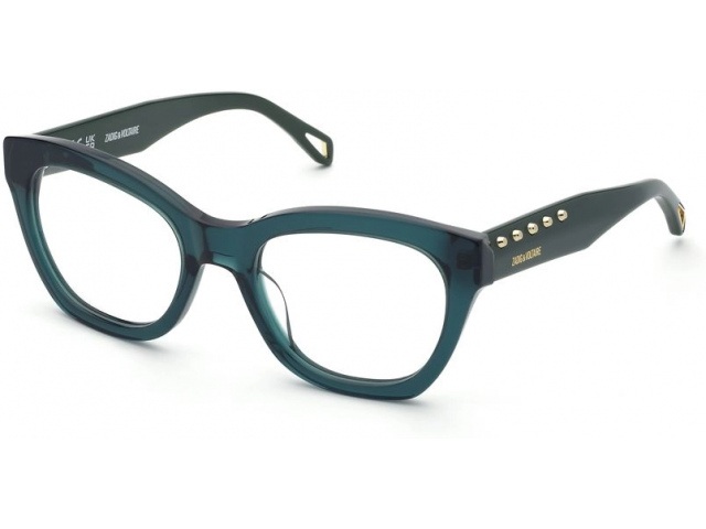 ZADIG VOLTAIRE VZV430 J80,  TRANSP.PETROLEUM GREEN, CLEAR