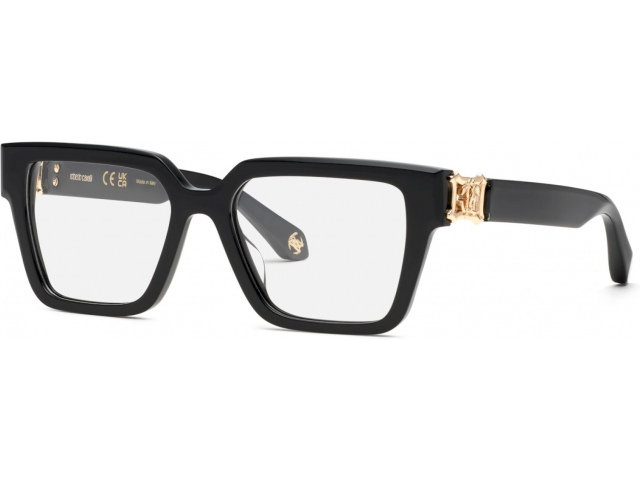 ROBERTO CAVALLI VRC100 700,  SHINY BLACK, CLEAR