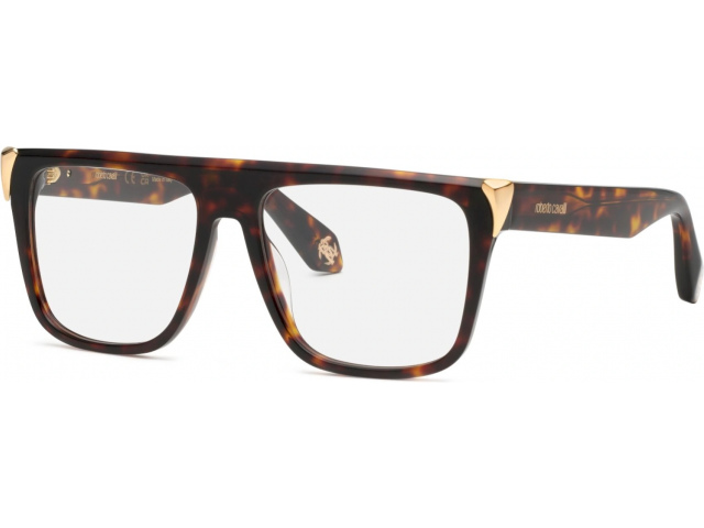 ROBERTO CAVALLI VRC107M 743,  SHINY BROWN/YELLOW HAVANA, CLEAR