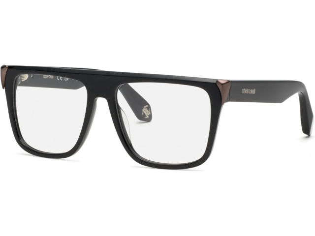 ROBERTO CAVALLI VRC107M 700,  SHINY BLACK, CLEAR