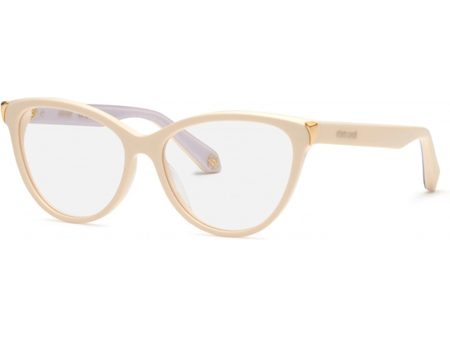ROBERTO CAVALLI VRC102M 9X7,  SHINY FULL CREAM, CLEAR