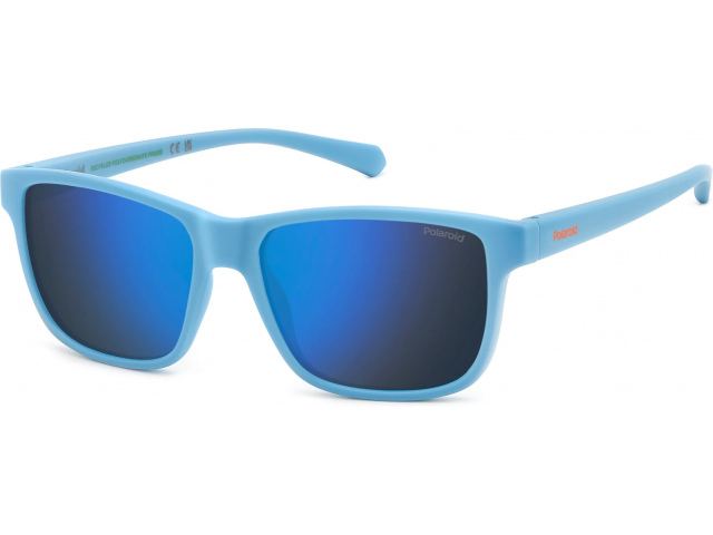 POLAROID KIDS PLD 8067/S VGL Matt Blue Azure