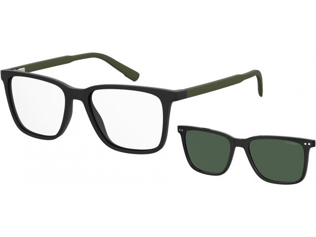    PIERRE CARDIN P.C. 6280/CS 3OL Matte Black Green
